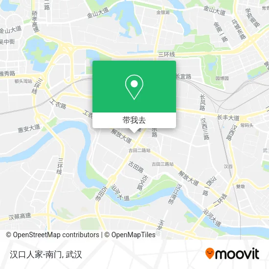 汉口人家-南门地图