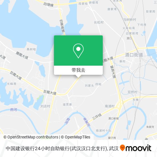 中国建设银行24小时自助银行(武汉汉口北支行)地图