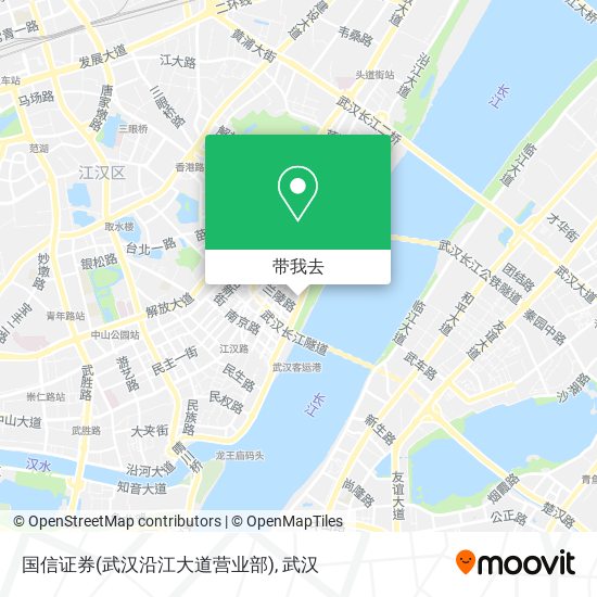 国信证券(武汉沿江大道营业部)地图