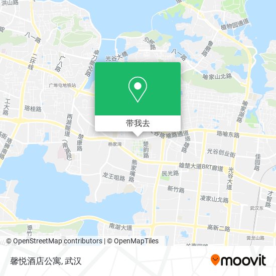 馨悦酒店公寓地图