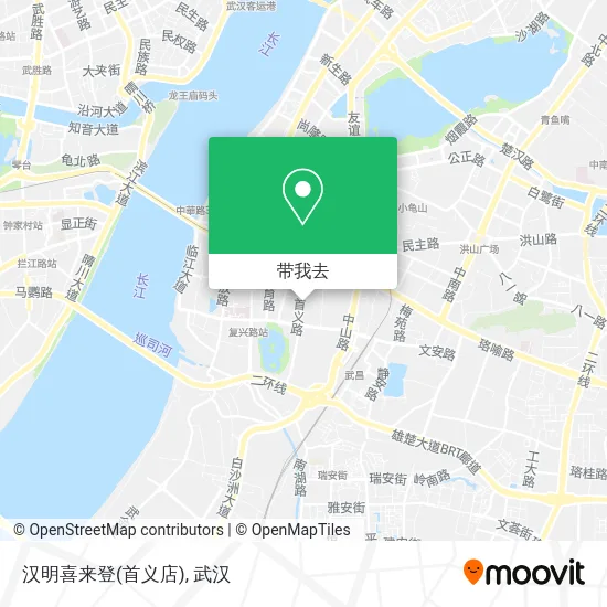 汉明喜来登(首义店)地图