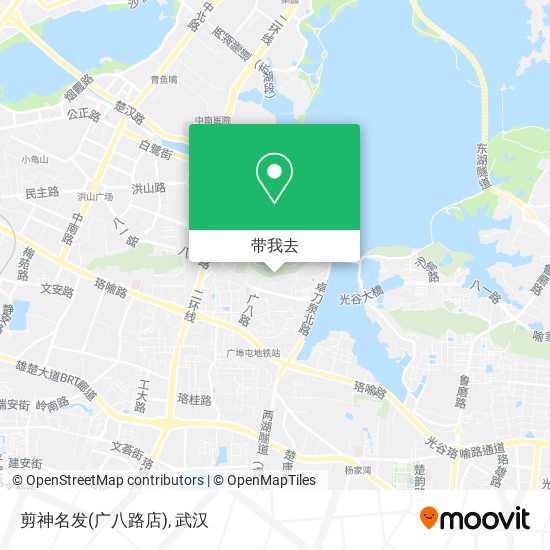 剪神名发(广八路店)地图