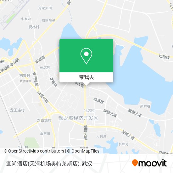 宜尚酒店(天河机场奥特莱斯店)地图