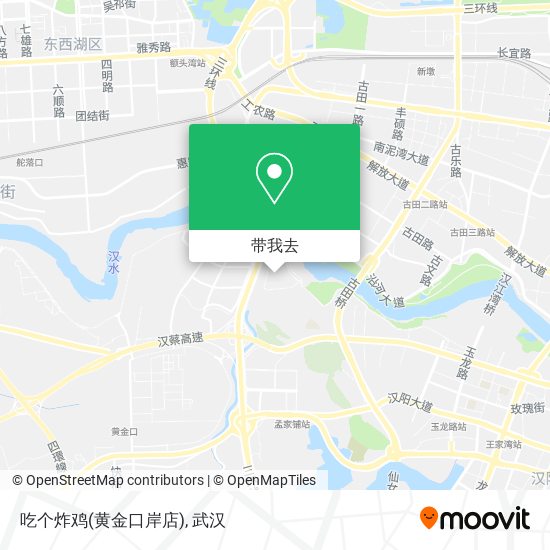 吃个炸鸡(黄金口岸店)地图