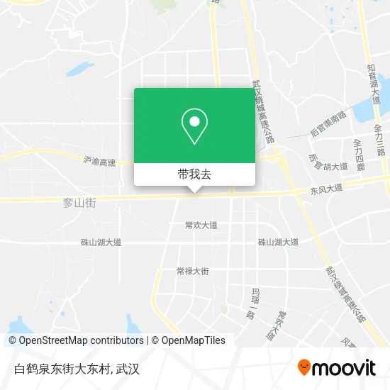 白鹤泉东街大东村地图