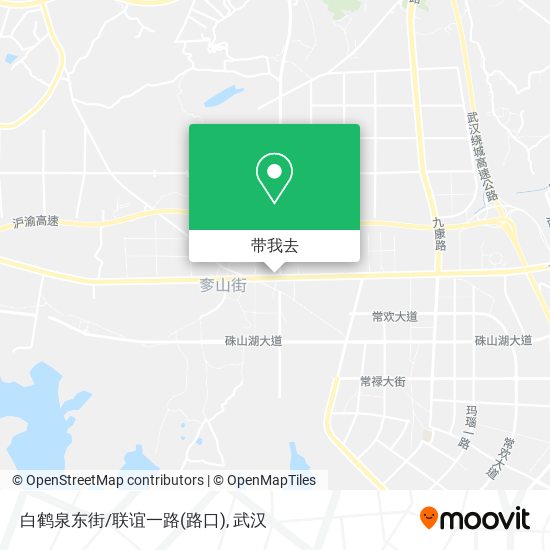 白鹤泉东街/联谊一路(路口)地图