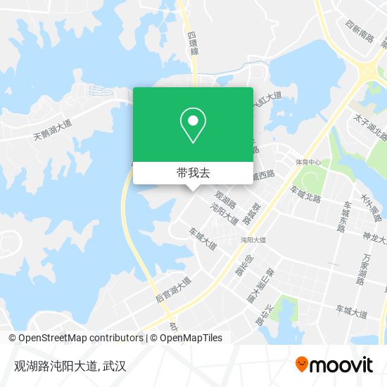 观湖路沌阳大道地图