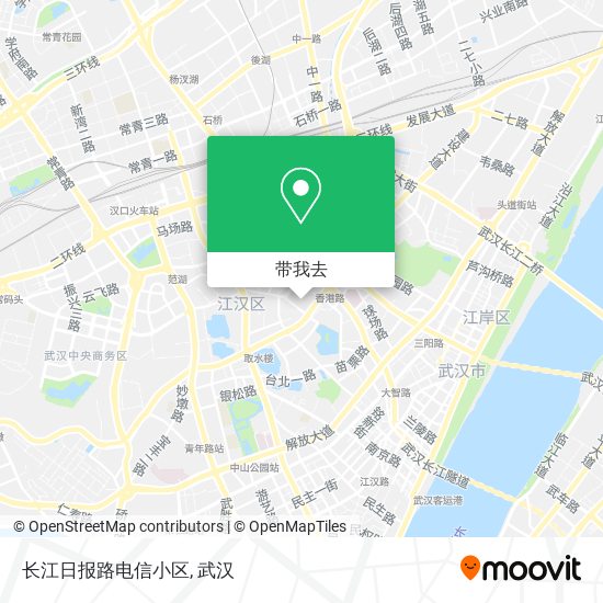 长江日报路电信小区地图