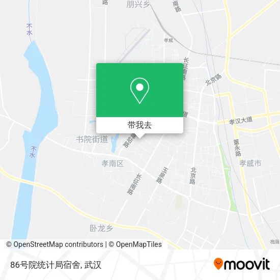86号院统计局宿舍地图
