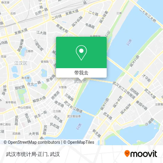 武汉市统计局-正门地图