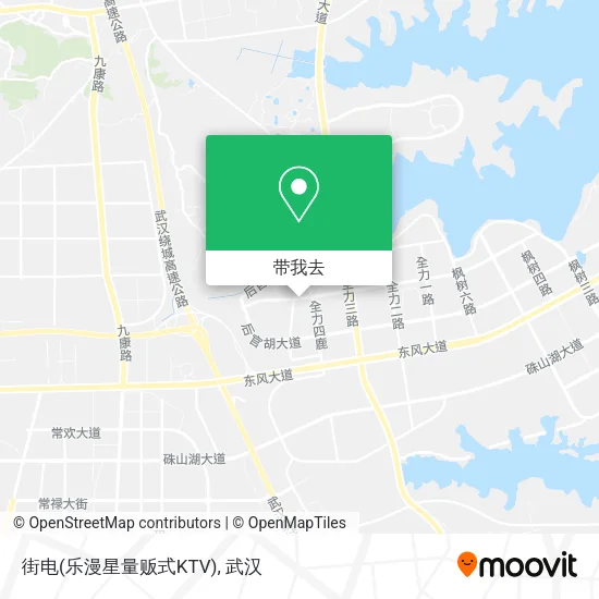 街电(乐漫星量贩式KTV)地图