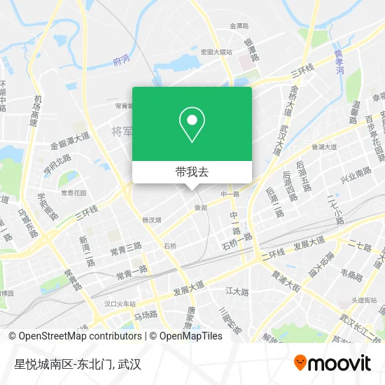星悦城南区-东北门地图