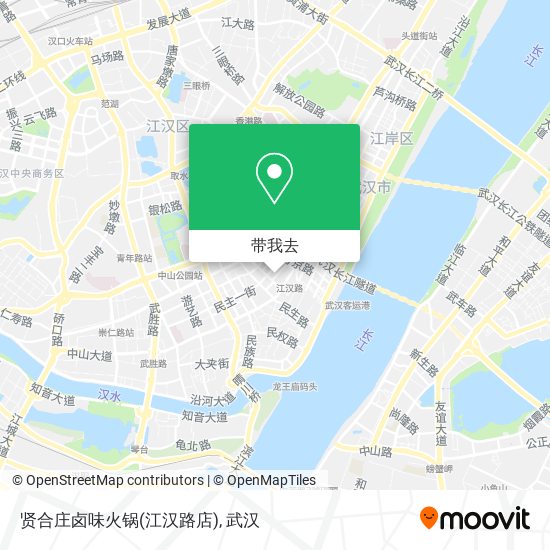 贤合庄卤味火锅(江汉路店)地图
