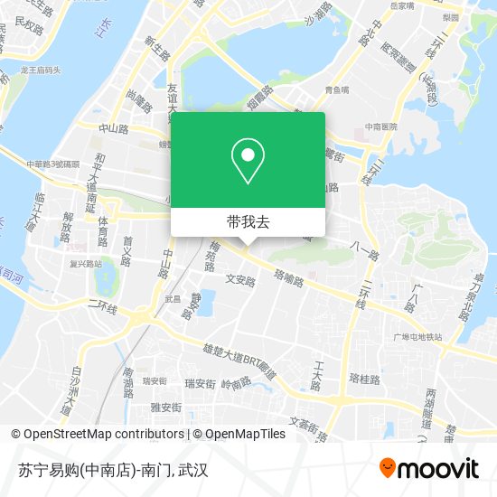 苏宁易购(中南店)-南门地图