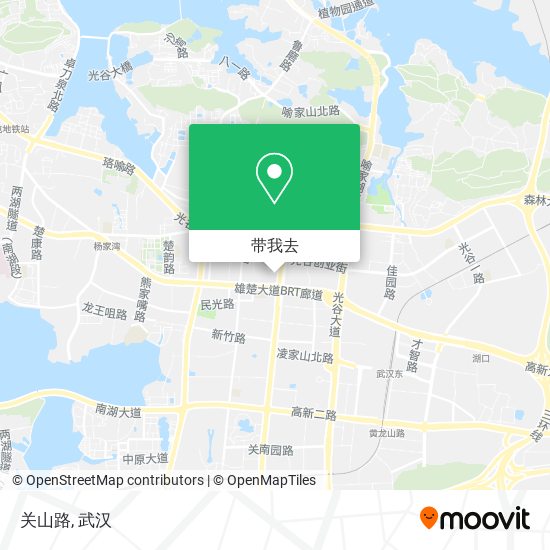 关山路地图