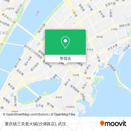 重庆镇三关老火锅(沙湖路店)地图