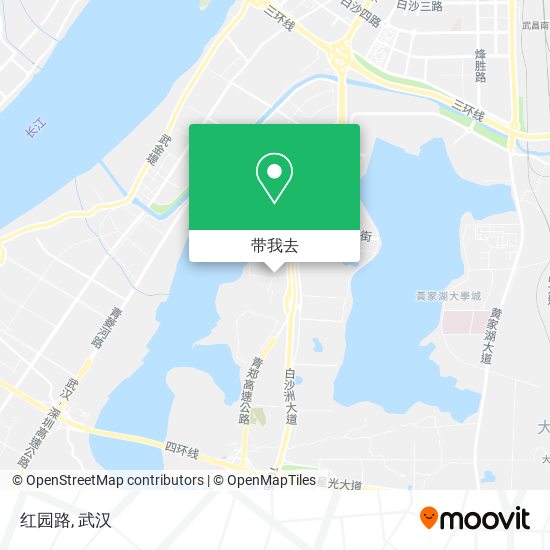红园路地图