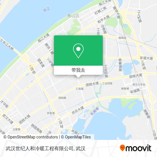 武汉世纪人和冷暖工程有限公司地图