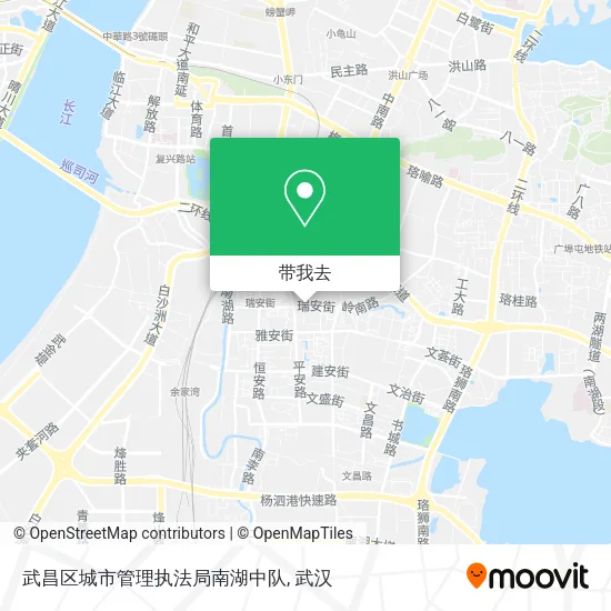 武昌区城市管理执法局南湖中队地图