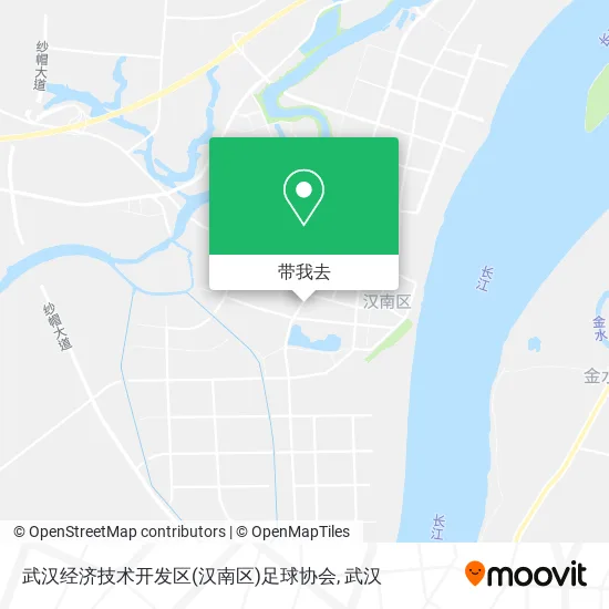 武汉经济技术开发区(汉南区)足球协会地图