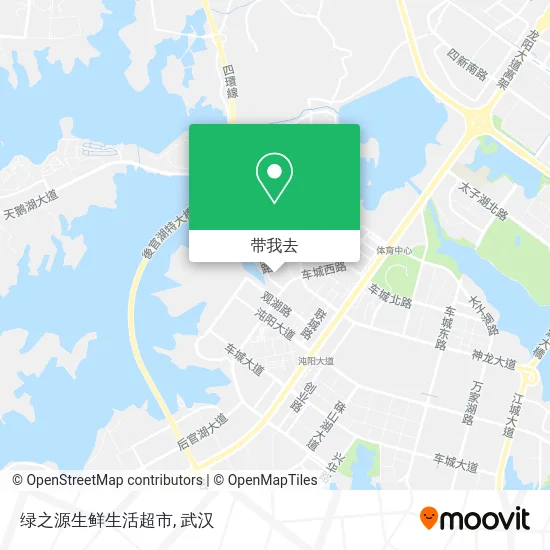 绿之源生鲜生活超市地图