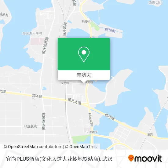 宜尚PLUS酒店(文化大道大花岭地铁站店)地图