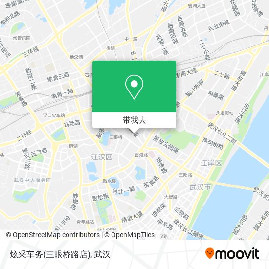 炫采车务(三眼桥路店)地图