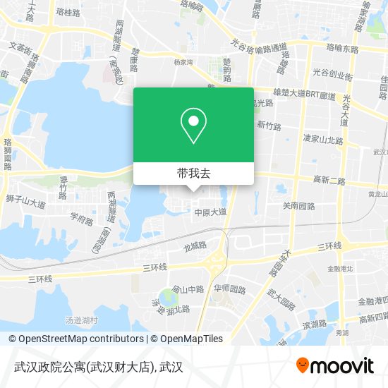 武汉政院公寓(武汉财大店)地图