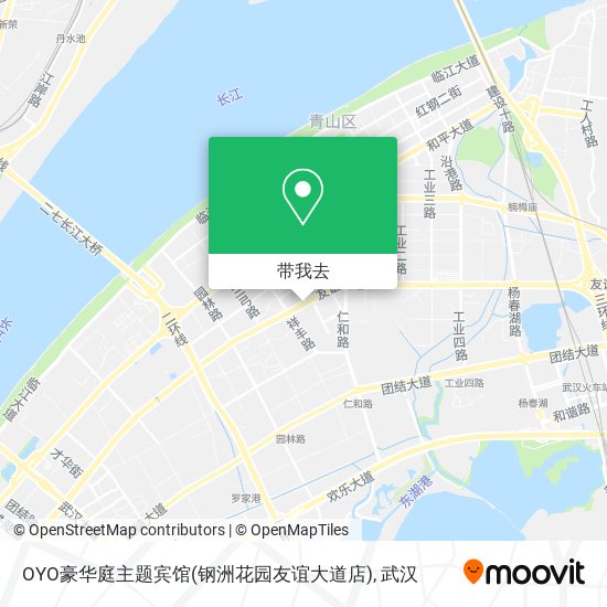 OYO豪华庭主题宾馆(钢洲花园友谊大道店)地图