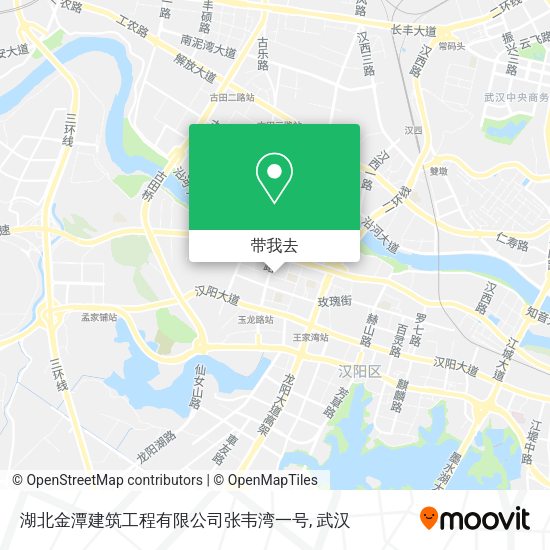 湖北金潭建筑工程有限公司张韦湾一号地图
