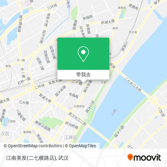 江南美发(二七横路店)地图