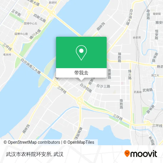武汉市农科院环安所地图