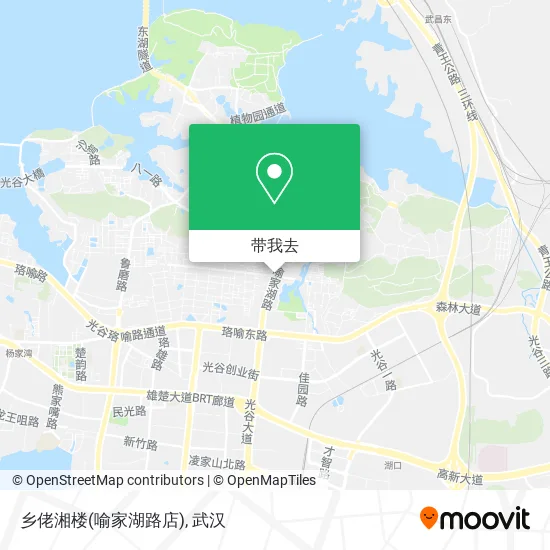 乡佬湘楼(喻家湖路店)地图
