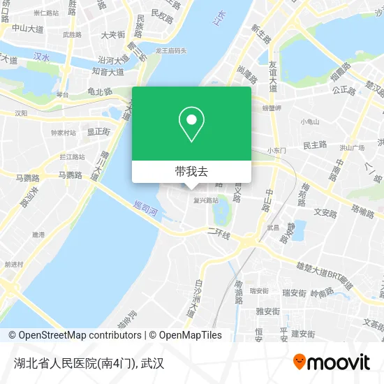 湖北省人民医院(南4门)地图