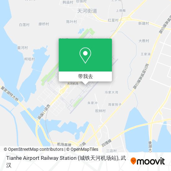 Tianhe Airport Railway Station (城铁天河机场站)地图