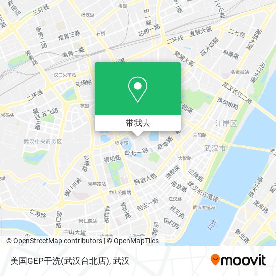 美国GEP干洗(武汉台北店)地图