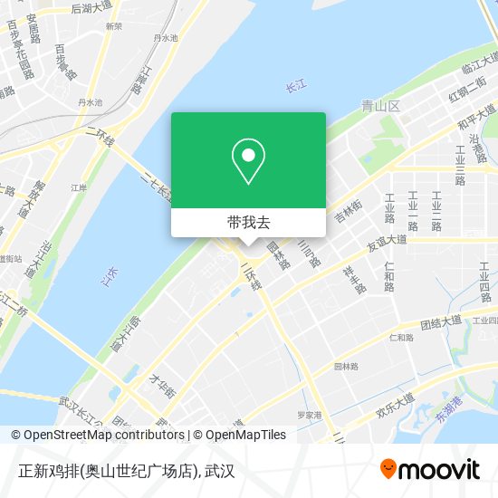 正新鸡排(奥山世纪广场店)地图