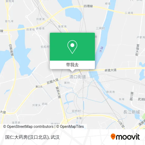 国仁大药房(汉口北店)地图