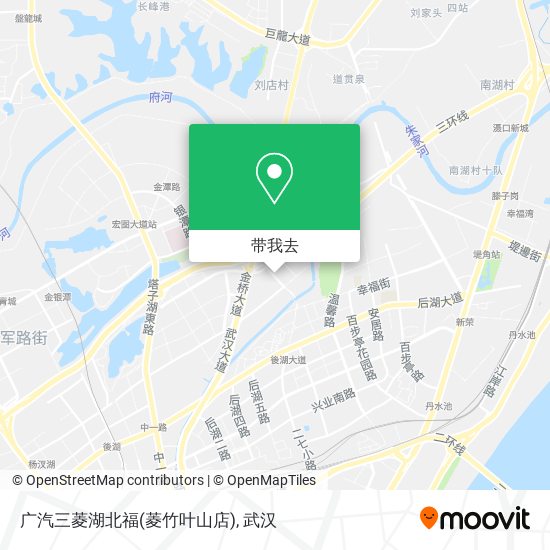 广汽三菱湖北福(菱竹叶山店)地图