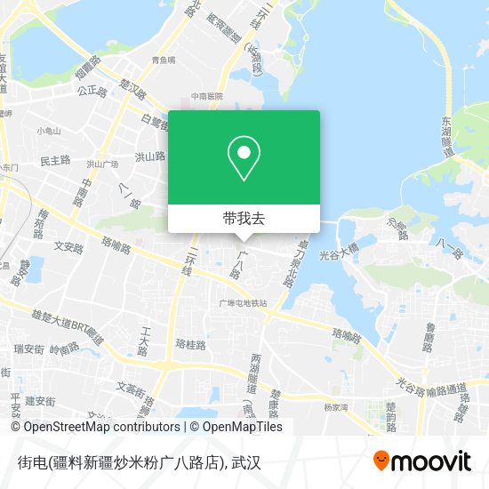 街电(疆料新疆炒米粉广八路店)地图