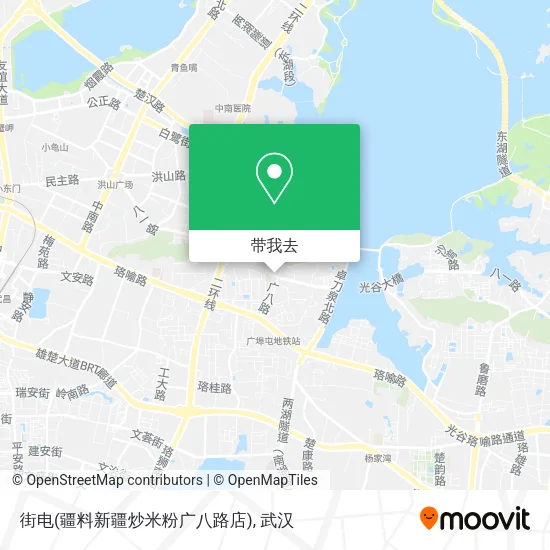 街电(疆料新疆炒米粉广八路店)地图
