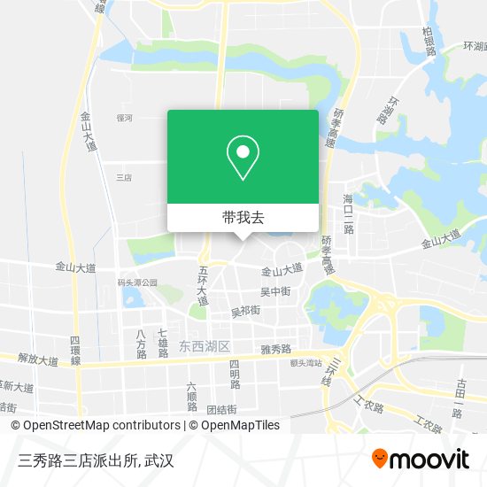三秀路三店派出所地图