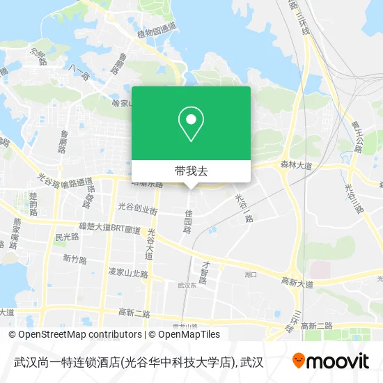 武汉尚一特连锁酒店(光谷华中科技大学店)地图