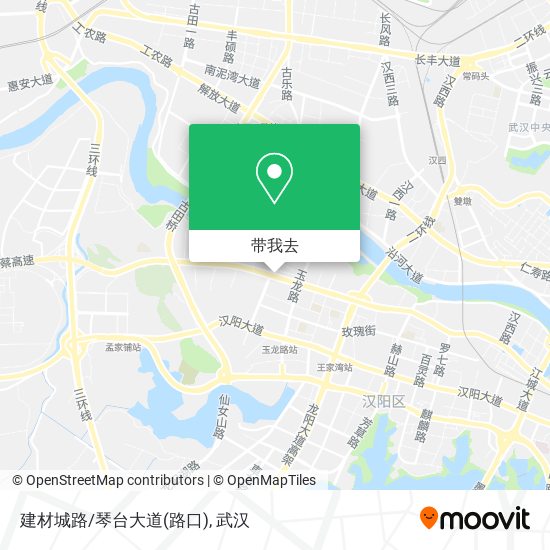 建材城路/琴台大道(路口)地图