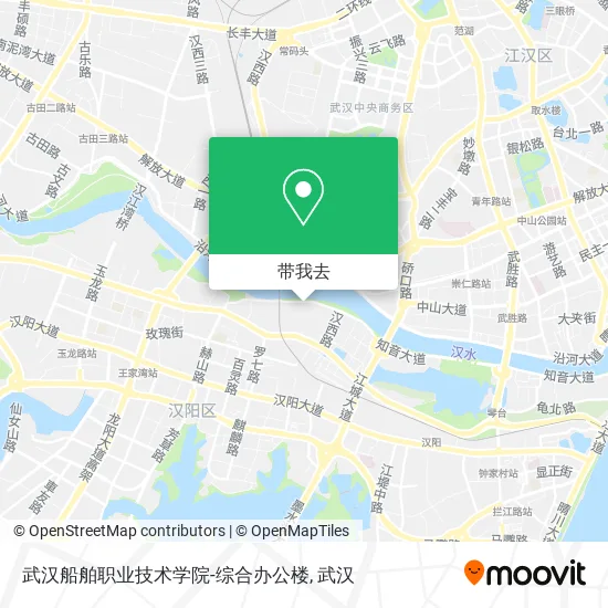武汉船舶职业技术学院-综合办公楼地图