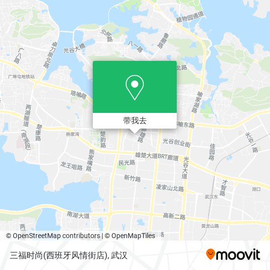 三福时尚(西班牙风情街店)地图