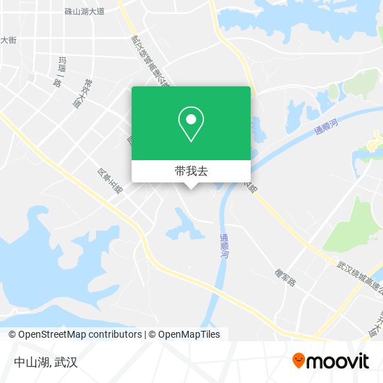 中山湖地图
