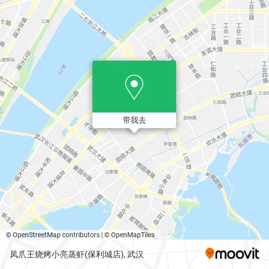凤爪王烧烤小亮蒸虾(保利城店)地图