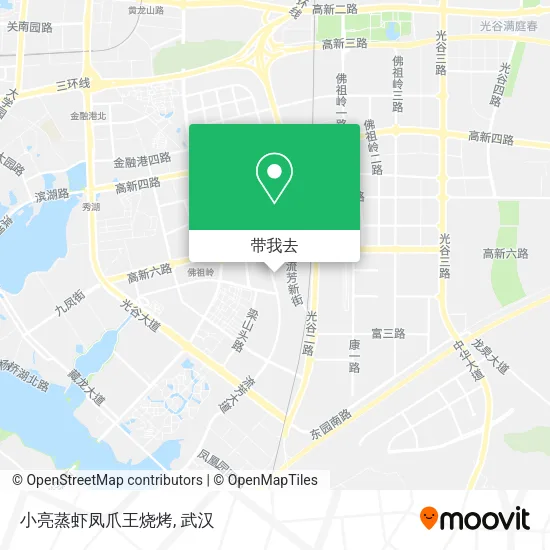 小亮蒸虾凤爪王烧烤地图