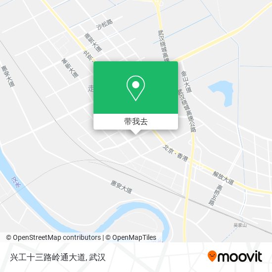 兴工十三路岭通大道地图
